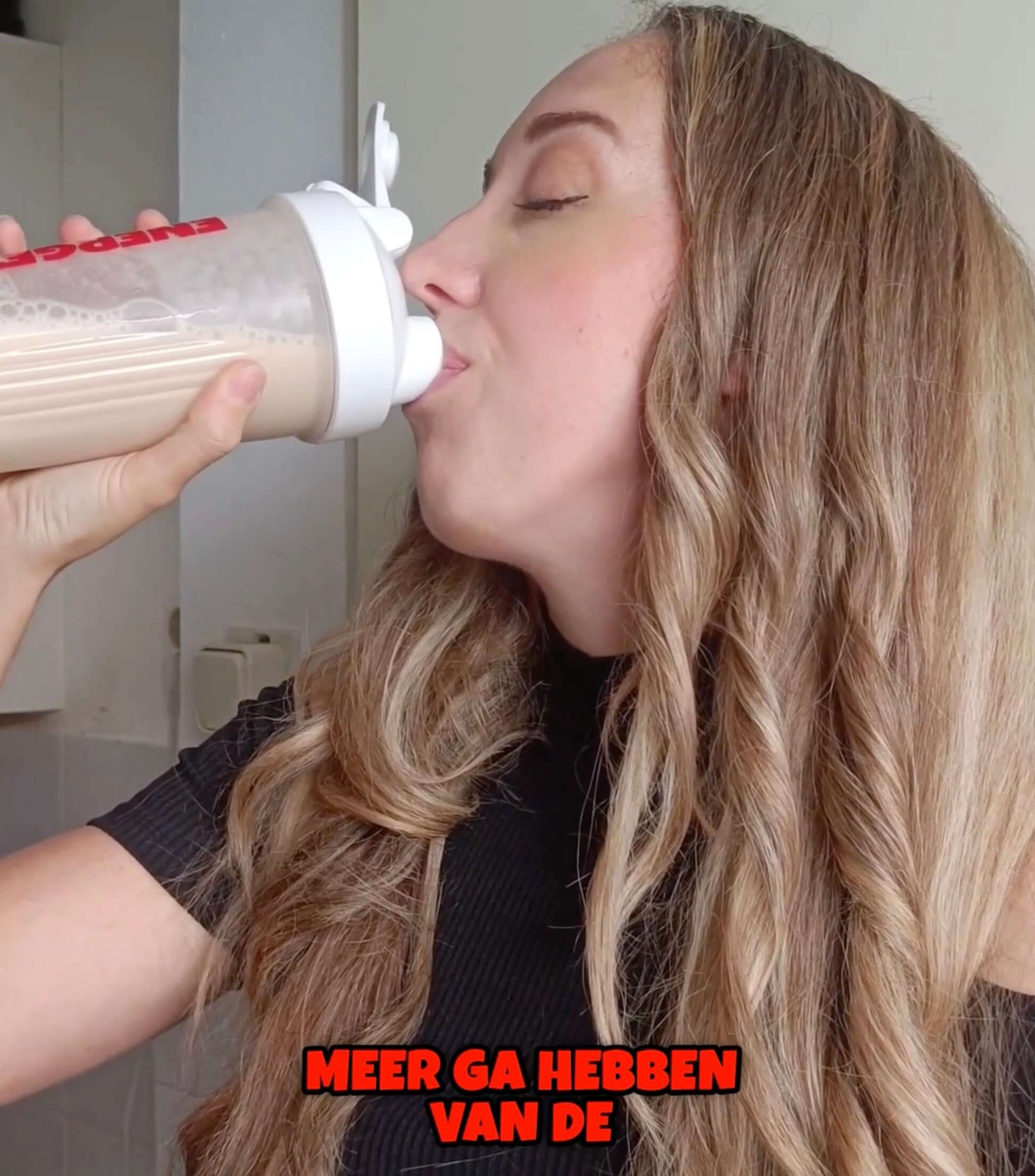 vegan vibe test fabienne eiwit poeder shake