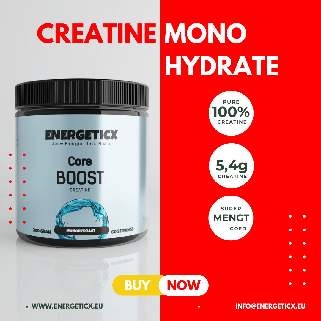 zuiver 100% creatine monohydraat van energeticx USP's 1