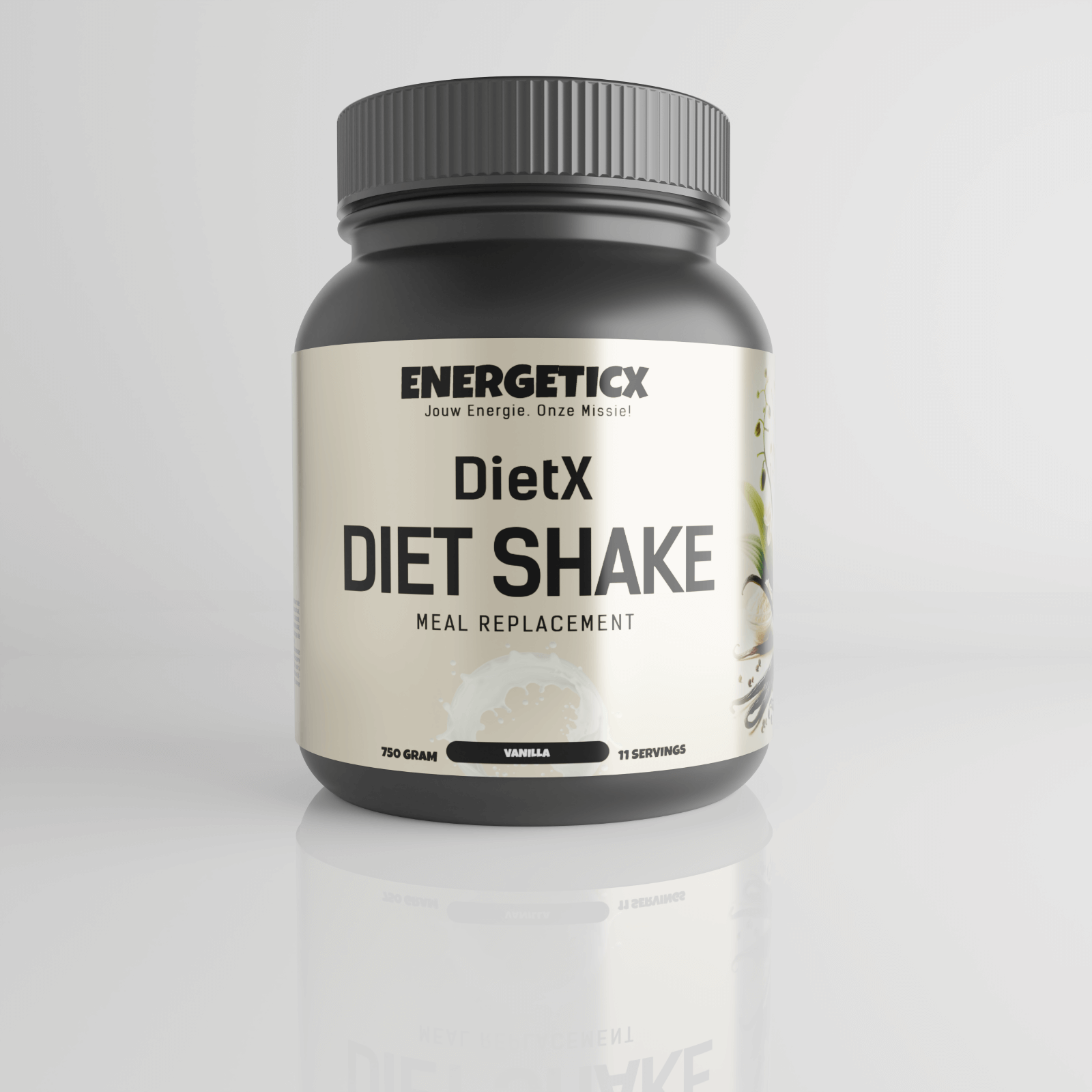 DietX Vanille Shake - Eiwitrijke shake met heerlijke vanillesmaak voor gewichtsbeheersing.