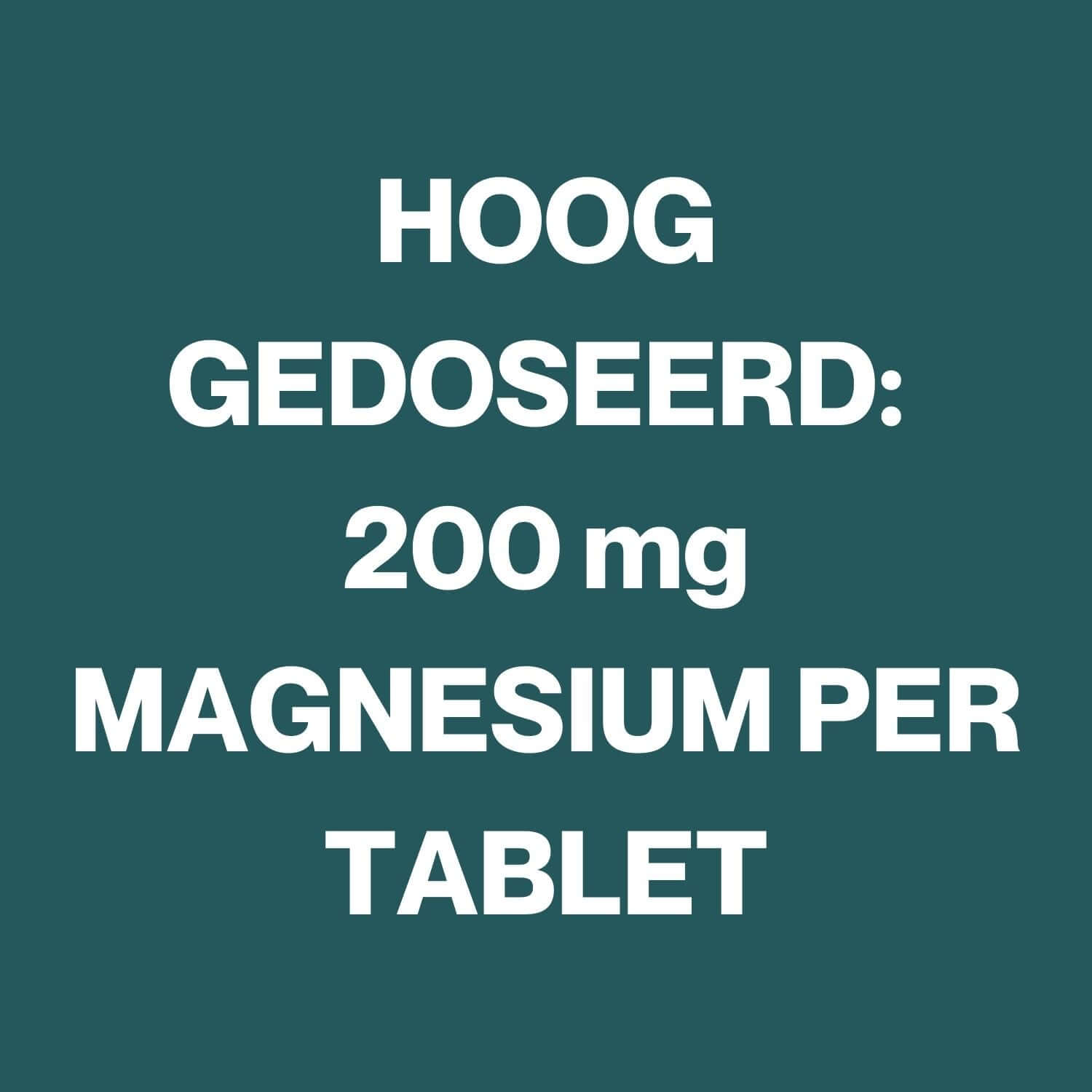 Magnesium Citraat Energeticx hoog gedoseerd 200mg per tablet