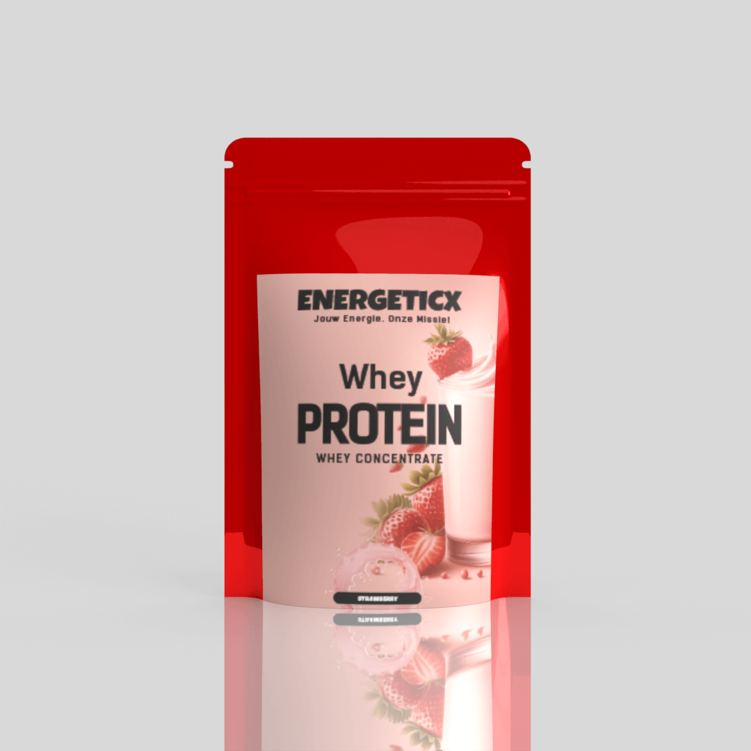 Whey Concentraat Aardbei SAMPLE eiwit poeder supplementen van Energeticx