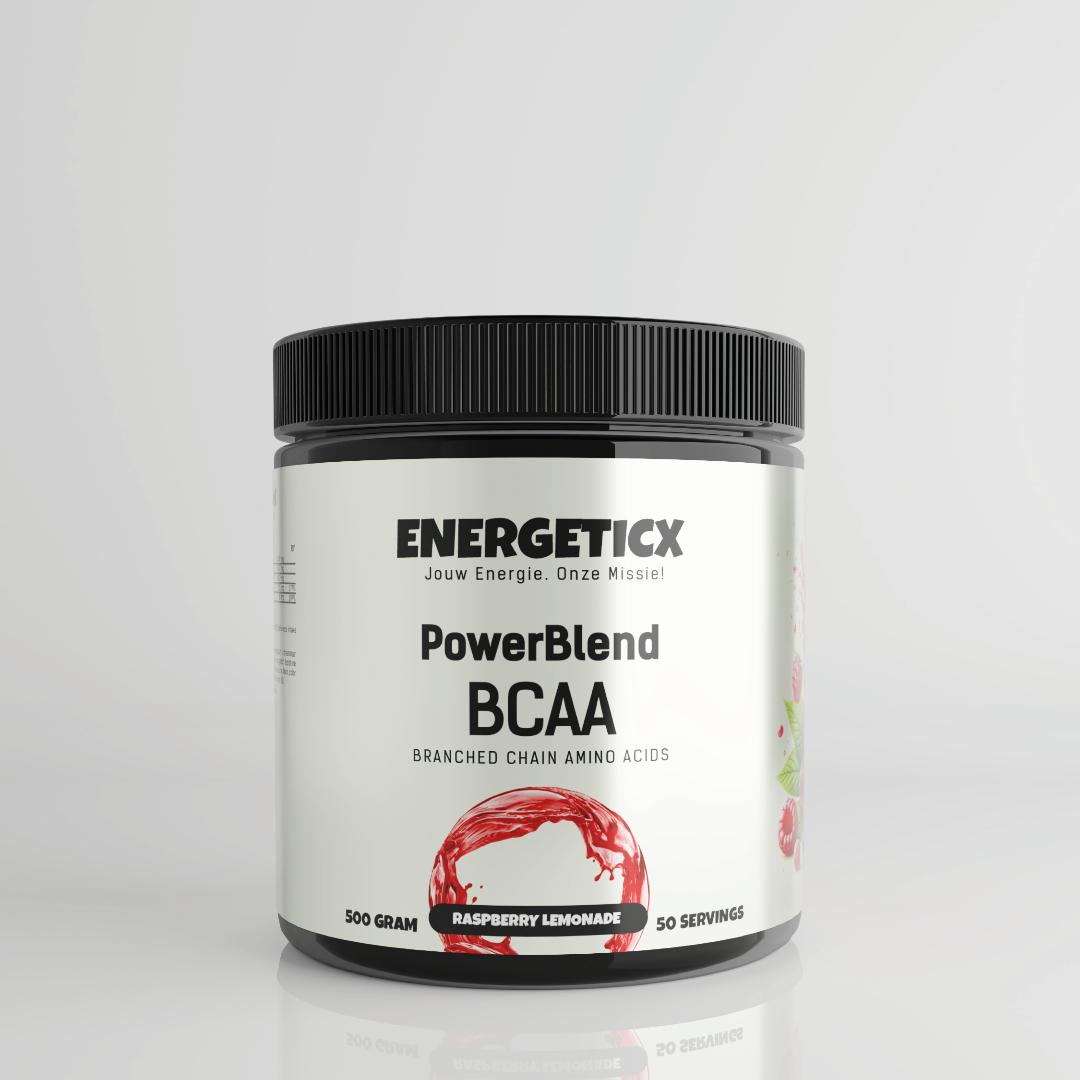 bcaa drank framboos sport drank energeticx aminozuren framboos