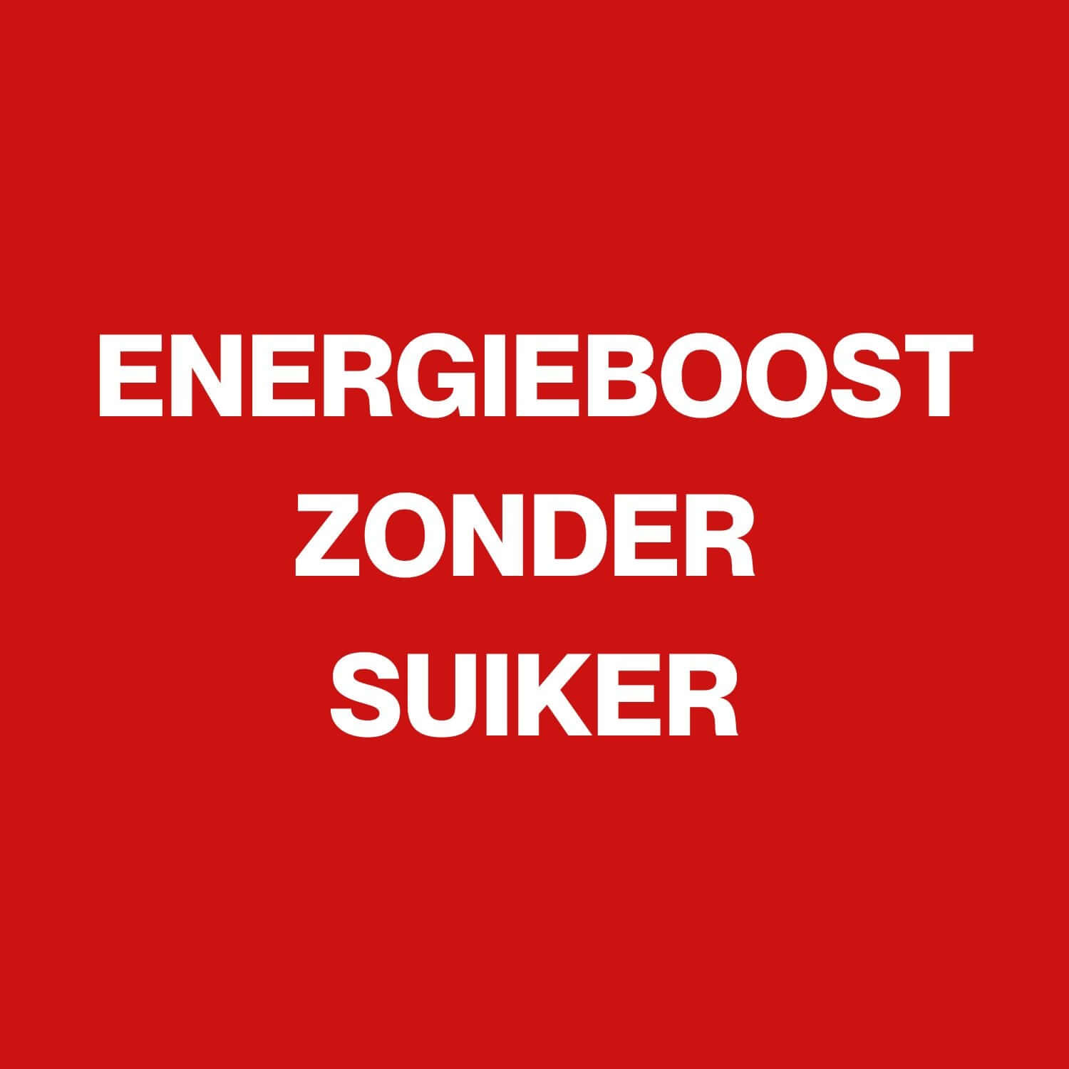 pre workout energeticx zonder suiker