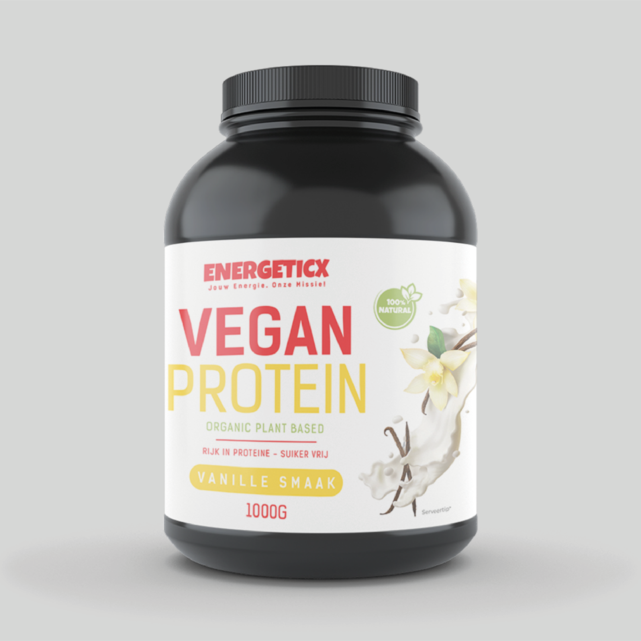 vegan proteine vanille energeticx eiwit shake