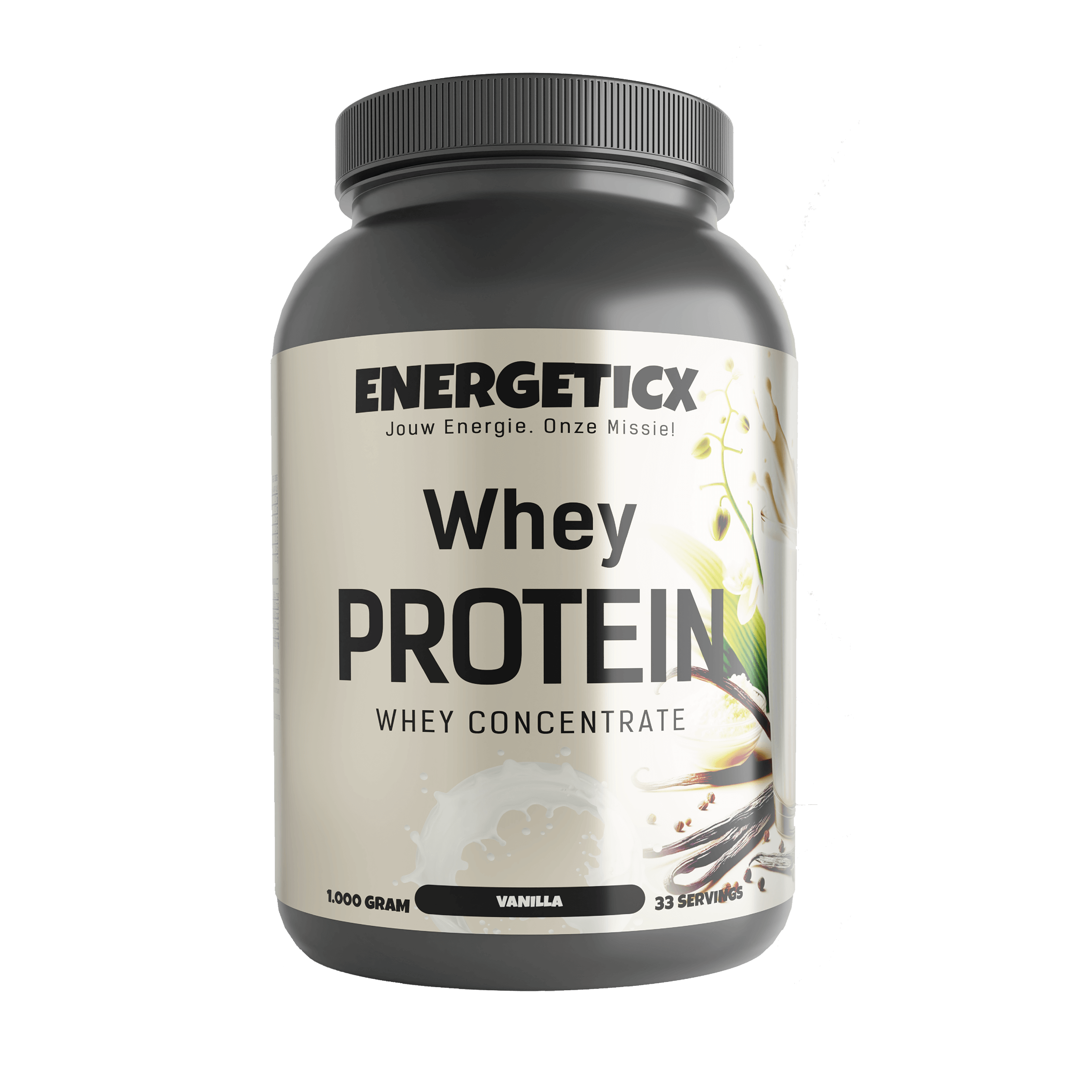 Whey Concentraat Vanille eiwit poeder supplementen van Energeticx voor